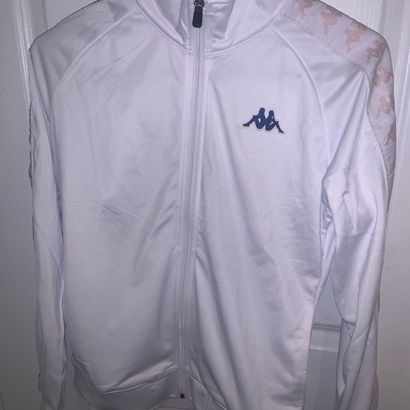 Kappa white zip-up sweater - Picture 2 of 6